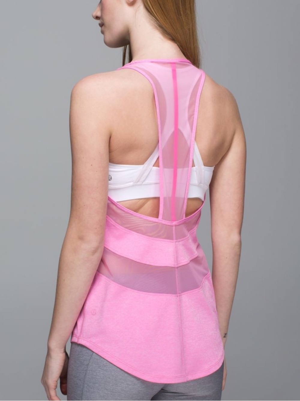 Lululemon If You're Lucky Tank
Heathered Vintage Pink /Raspberry Glo Light Small